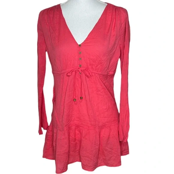 athleta pink dress Pink Patterned Halter Neck Dress
